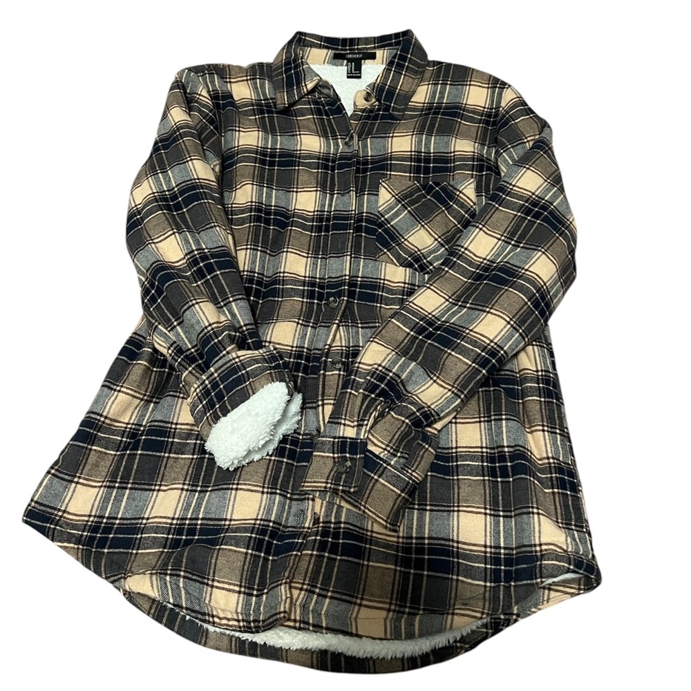 Forever21 Fleece button down